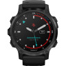 Смарт-часы GARMIN DESCENT MK2S Carbon Gray DLC Black с черным силиконовым ремешком