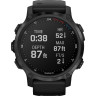 Смарт-часы GARMIN DESCENT MK2S Carbon Gray DLC Black с черным силиконовым ремешком