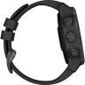 Смарт-часы GARMIN DESCENT MK2S Carbon Gray DLC Black с черным силиконовым ремешком